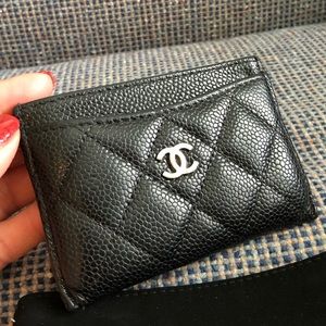 Chanel card holder